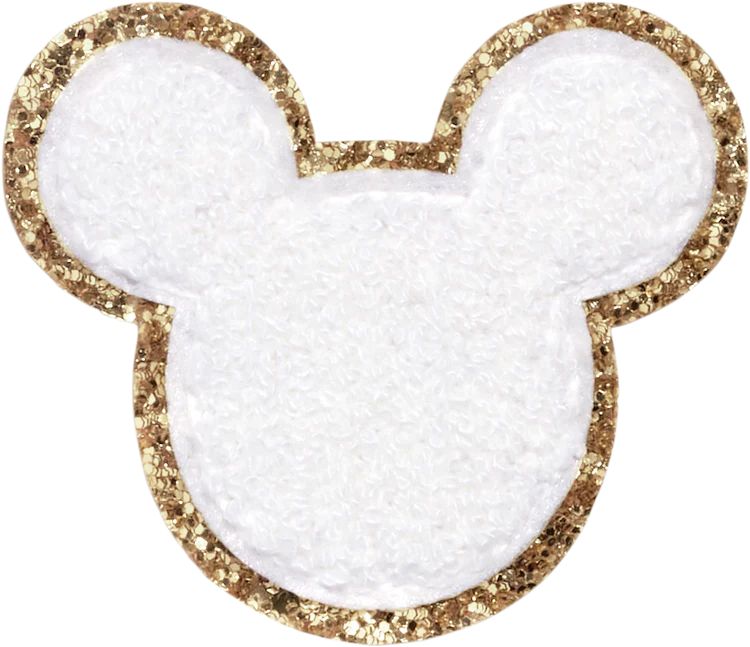 Blanc Disney Mickey Mouse Glitter Patch | Stoney Clover Lane