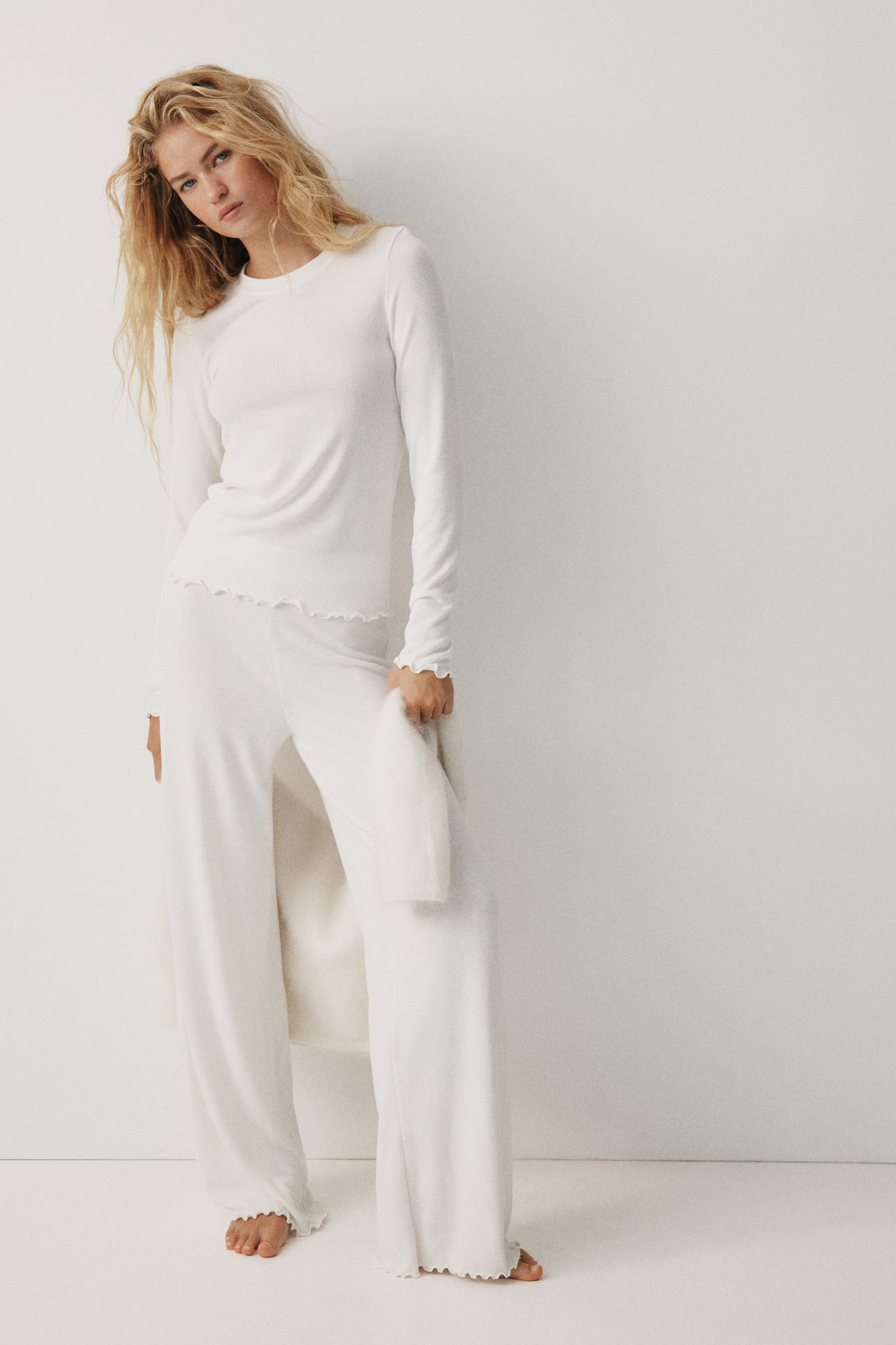Brushed Jersey Pajamas | H&M (US + CA)