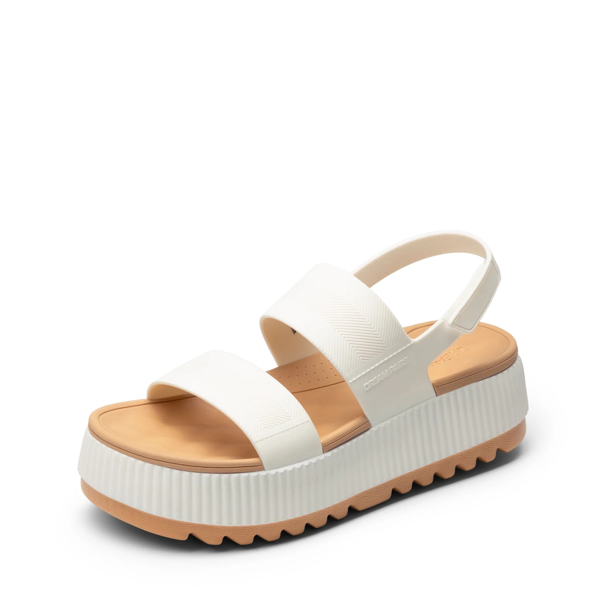 DREAM PAIRS Women's Platform Water Sandals Adjustable Lightweight Waterproof Summer Beach Wedge C... | Walmart (US)