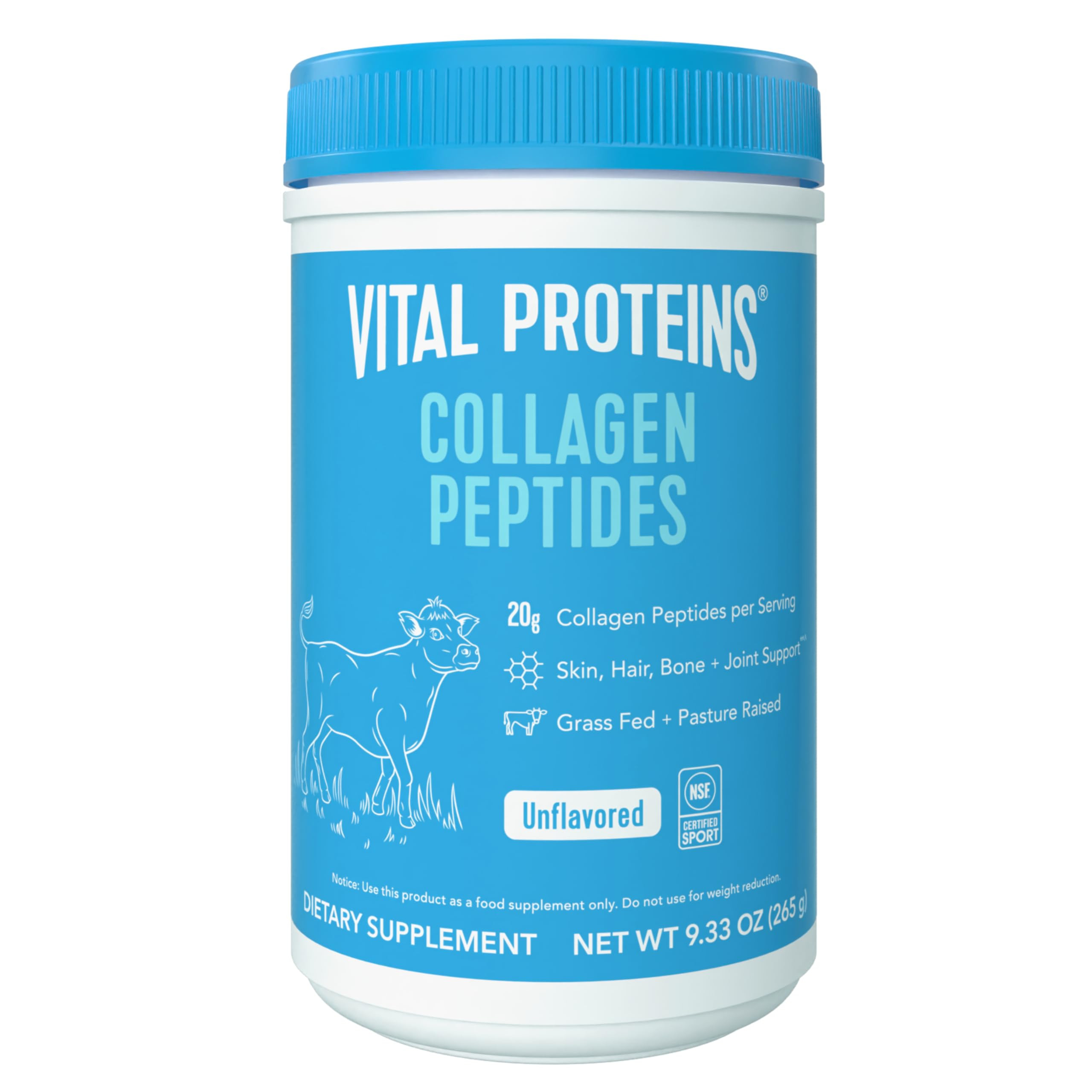 Vital Proteins Collagen Peptides Powder - Grass Fed Collagen Peptides for Hair, Nail, Skin, Bone ... | Amazon (US)