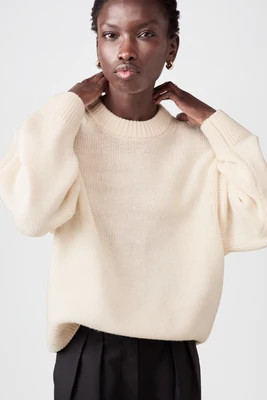 The Cashmere Signature Crew in Cream | Sold Out NYC
