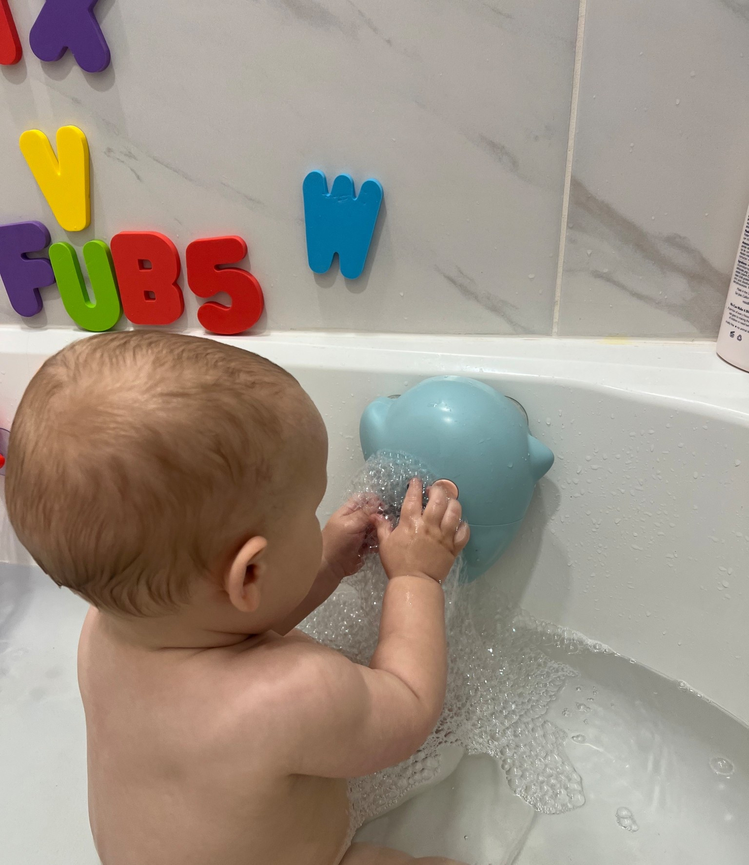 H loves his new bath toy! It plays music and makes bubbles! 

#LTKKids #LTKBaby #LTKmomlife