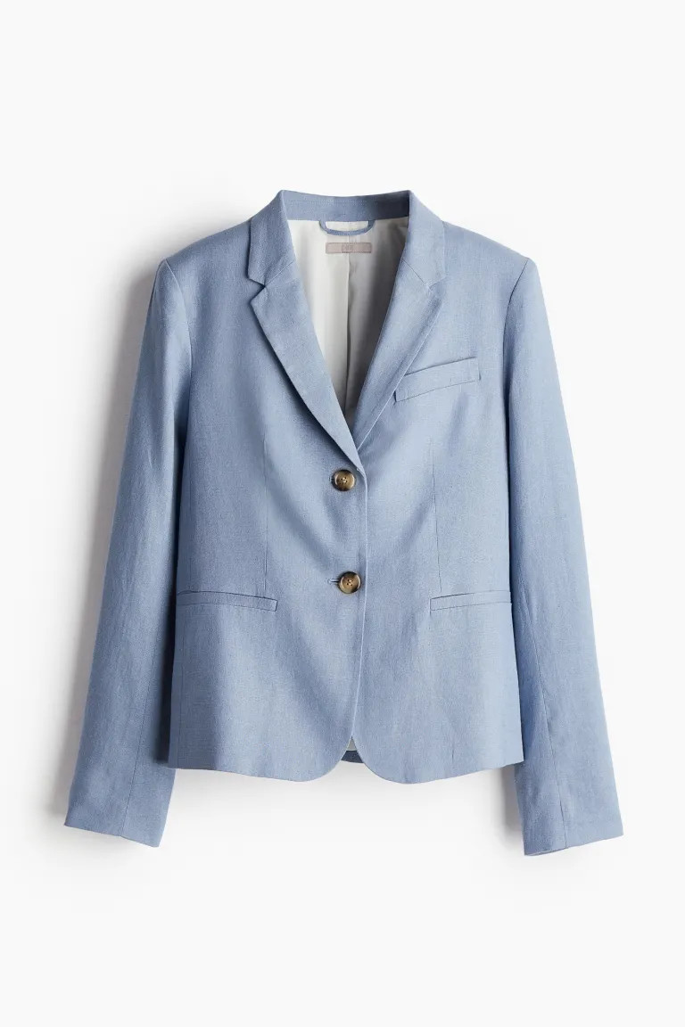 Linen-blend Blazer | H&M (US + CA)