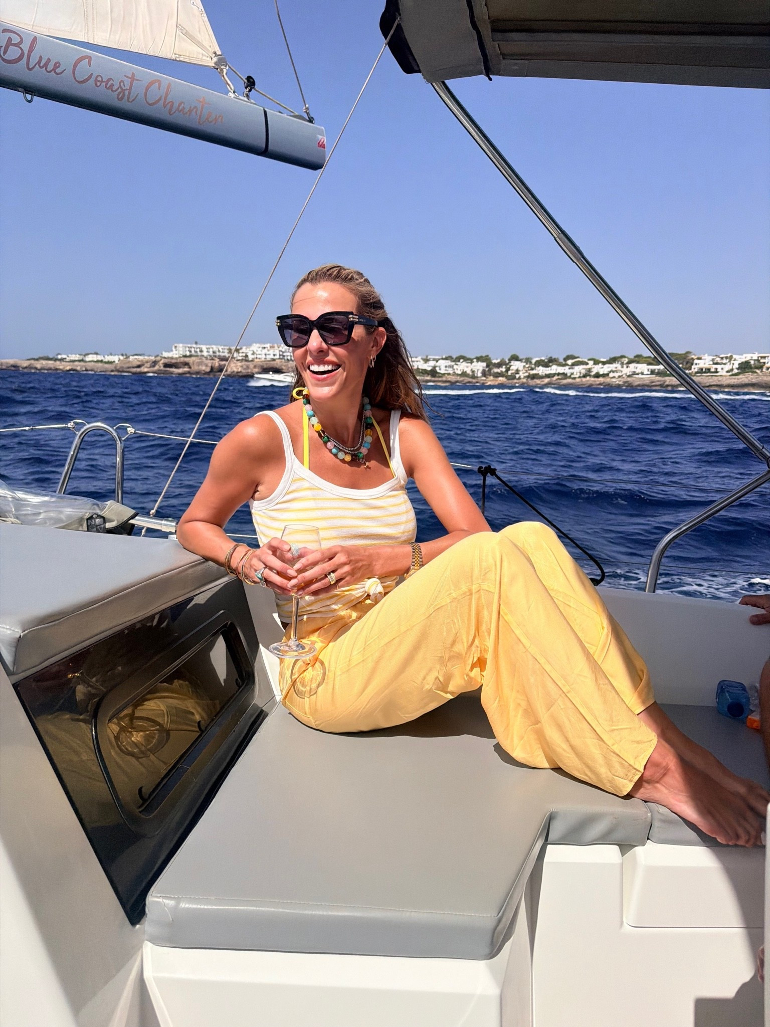 Becoming a sailboat girl these days 💛

#LTKootd