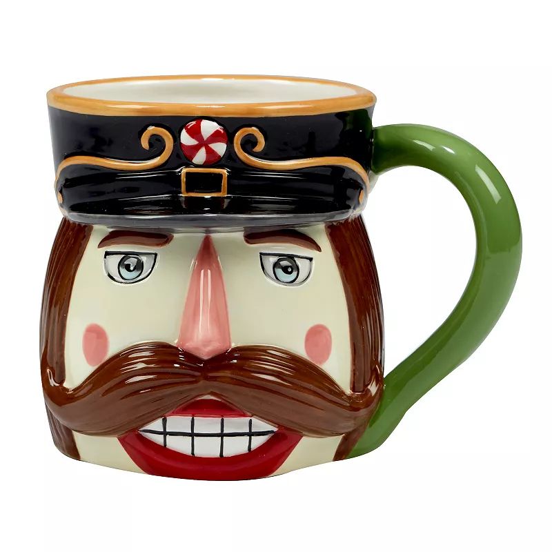 Certified International Holiday Magic Nutcracker 4-pc. 3D Mug Set, Multicolor | Kohl's