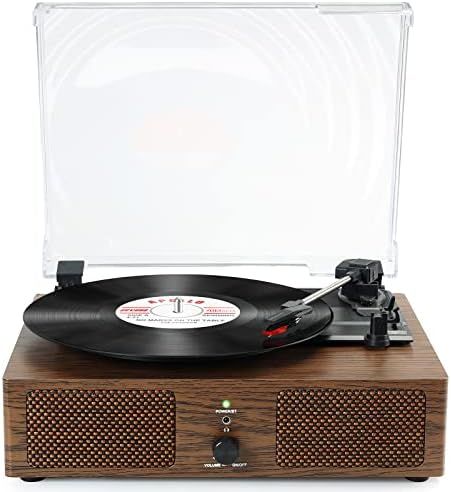 Record Player for Vinyl with Speakers Wireless Turntable for Records Vintage Portable LP Player w... | Amazon (US)