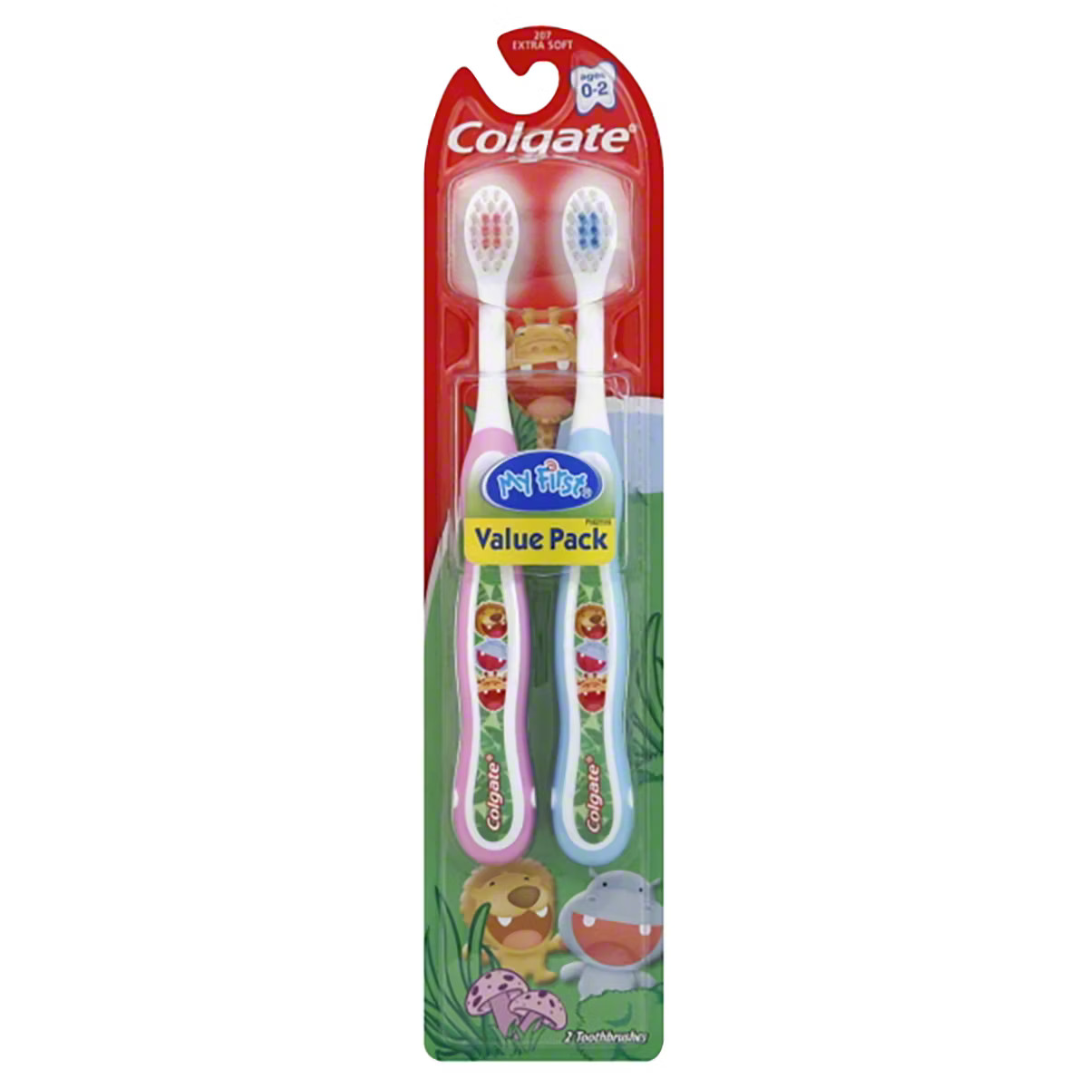 Colgate My First Baby and Toddler Toothbrush Extra Soft - 2ct | Target