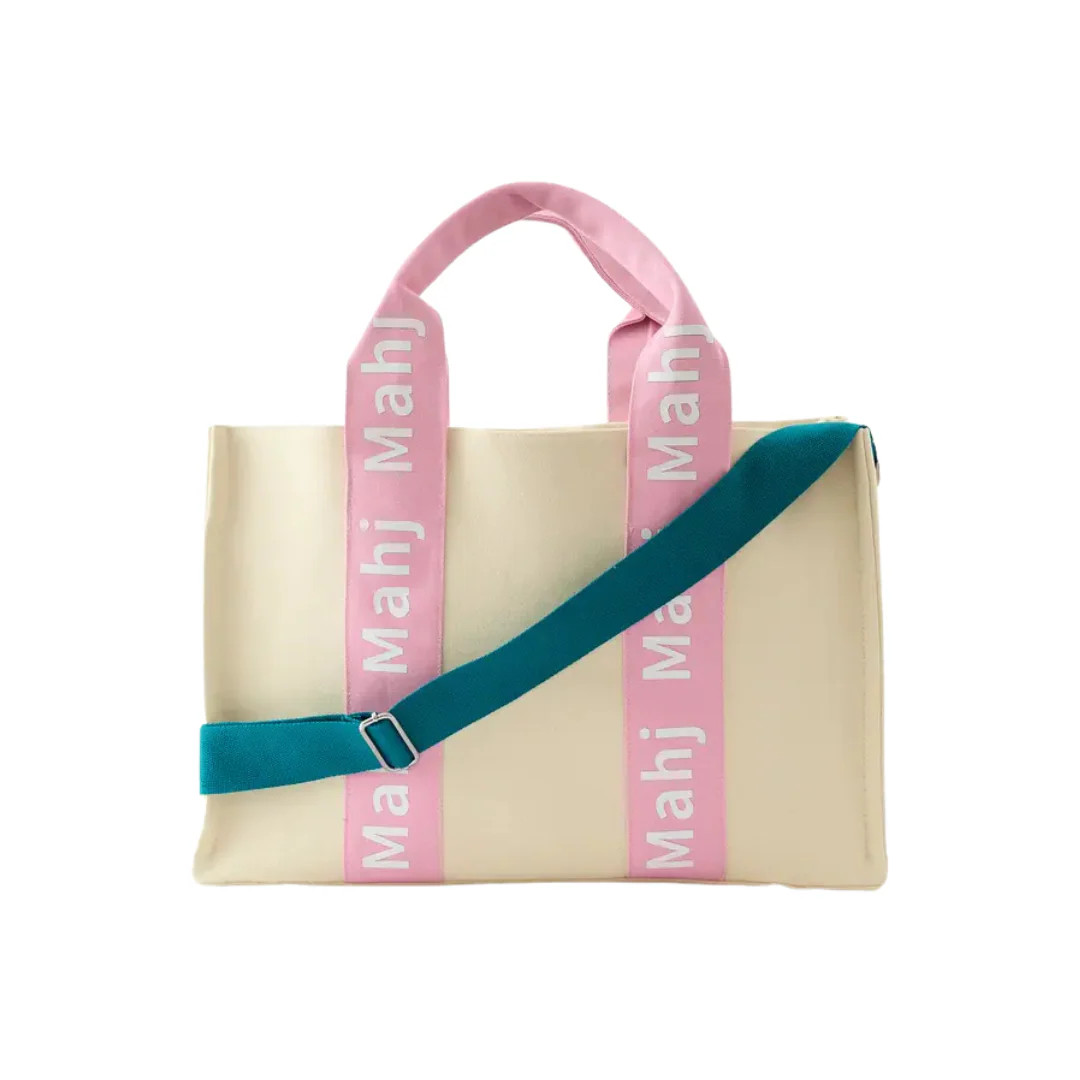 Light Pink 'Mahj It All' Tote | Pink Antlers