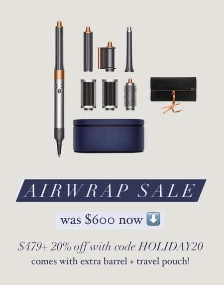 This is the BEST Dyson air wrap deal I’ve found 100% worth it comes with extra barrel + travel pouch!

#LTKCyberWeek #LTKbeauty #LTKGiftGuide