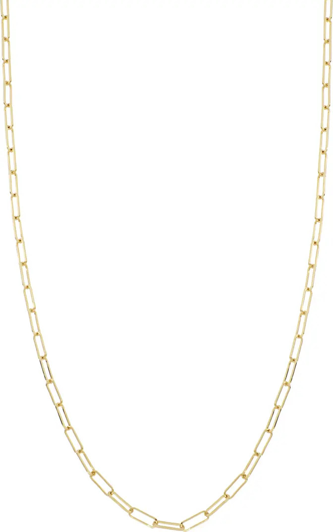 Bony Levy Ofira 14K Gold Paper Clip Chain Necklace | Nordstrom | Nordstrom