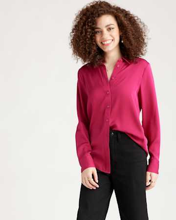 Washable Stretch Silk Blouse | Quince | Quince
