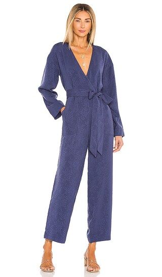 x REVOLVE Marcello Jumpsuit in Navy Blue | Revolve Clothing (Global)