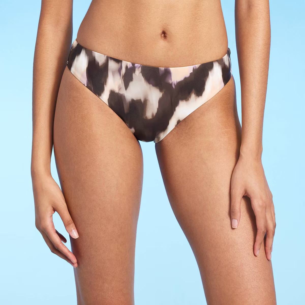 Women's Hipster Cheeky Bikini Bottom - Shade & Shore™ Multi Abstract Print XL | Target