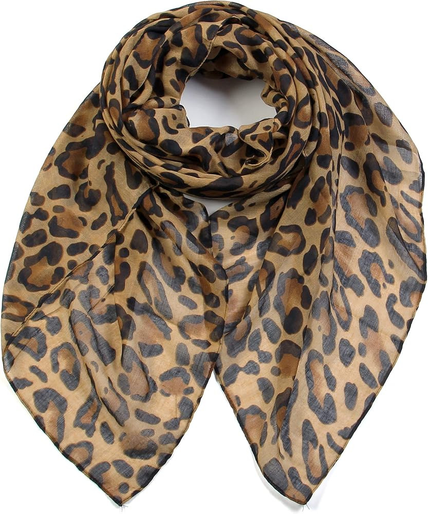Scarfand's Women's Leopard Fashion Scarves | Amazon (US)