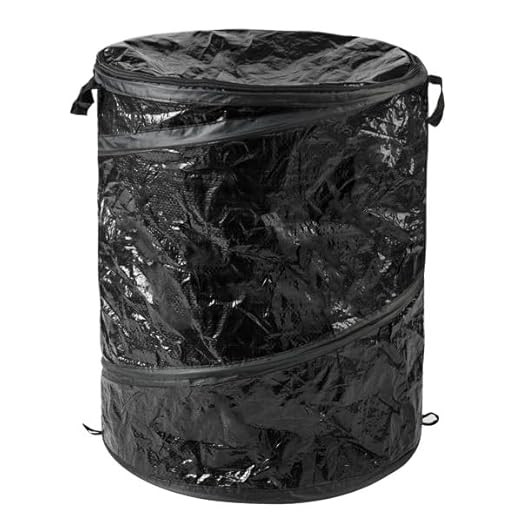 Wakeman Collapsible Trash Can - 44-Gallon Portable Garbage Can Outdoor Bin with Zippered Lid for ... | Amazon (US)