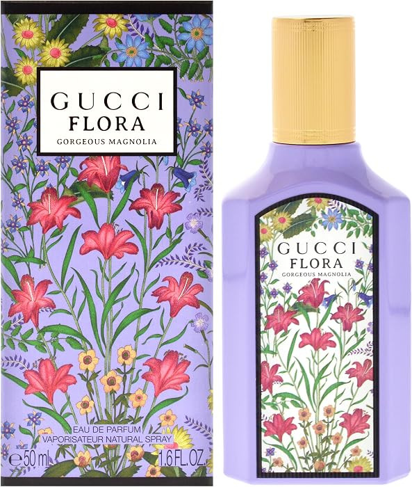 Gucci Flora Gorgeous Magnolia Eau De Parfum Spray for Women,1.6 Ounce | Amazon (US)