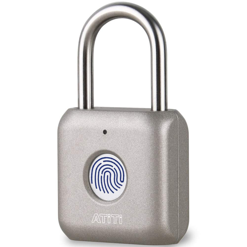Fingerprint Padlock, ATITI Smart Lock with Keyless, Easy to Set Your Fingerprint, Biometric Padlock  | Amazon (CA)