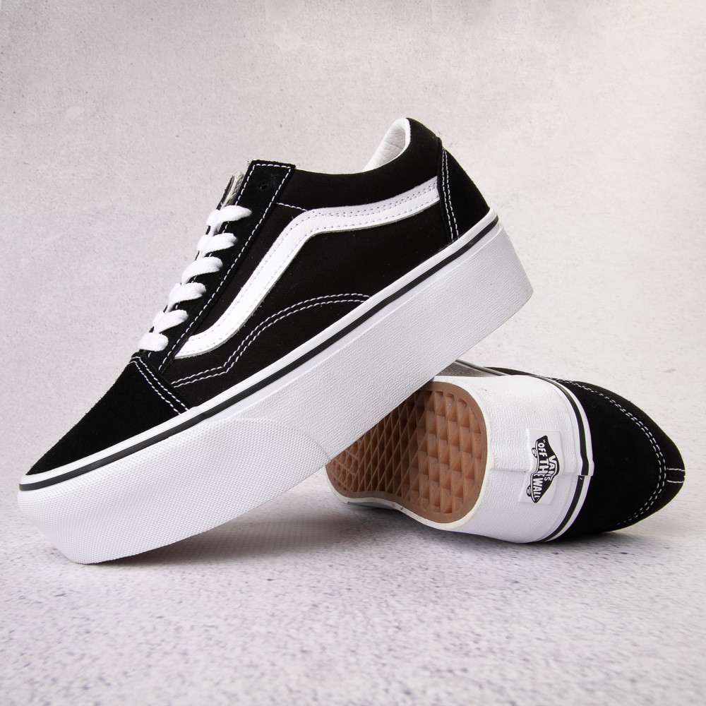 Vans Old Skool Stackform Skate Shoe - Black | Journeys