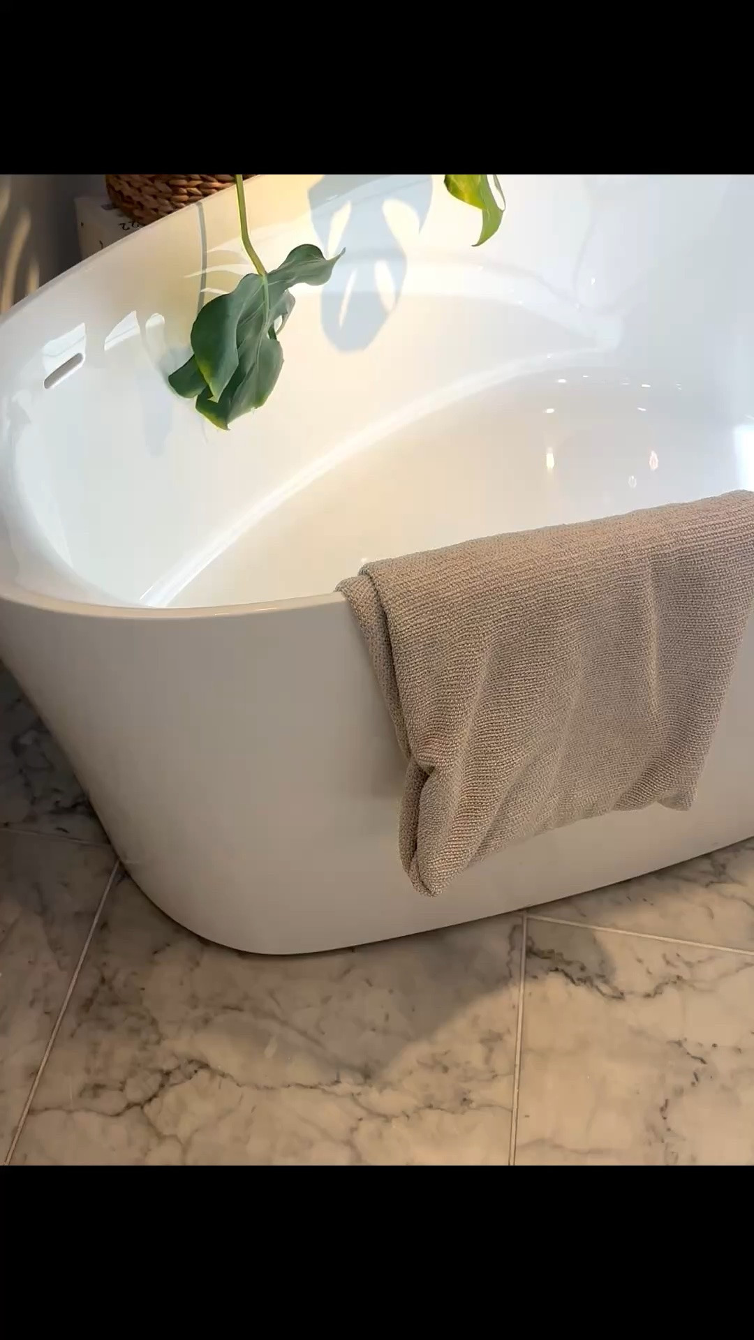 Self care time 🤍
A sculptural soaking tub, soft candlelight, organic curves, and a quiet corner to slow down after a long day.

I’ve been loving these modern spa-inspired spaces lately — the irregular shape of this soaking tub makes the whole bathroom feel softer, calmer, and more elevated without trying too hard. Add a few greens and warm ambient lighting, and it instantly becomes a retreat at home.

#soakingtub #bathroomdesign #kohler #modernbathroom #organicmodern #selfcaretime #homespa #interiordesign #luxurybathroom #bathtubgoals #candlemoment #bathroominspo #wellnessathome #moderninteriors #spaathome #designinspo #bathroomdecor #quietluxury #organicshapes #interiorstyle

#LTKMothersDay #LTKHome #LTKselfcare