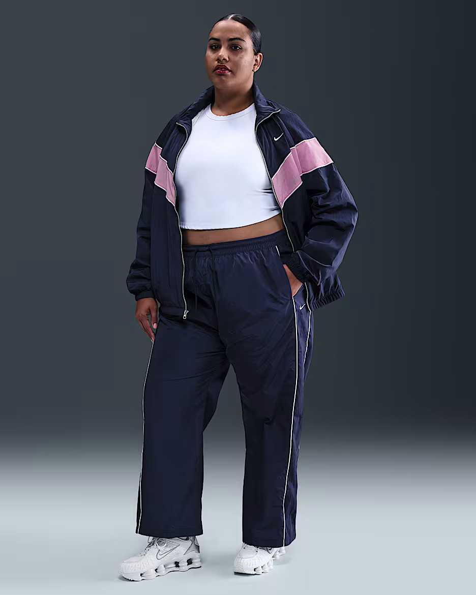 Sustainable MaterialsNike WindrunnerWomen's High-Waisted Woven Open-Hem Pants (Plus Size) | Nike (US)
