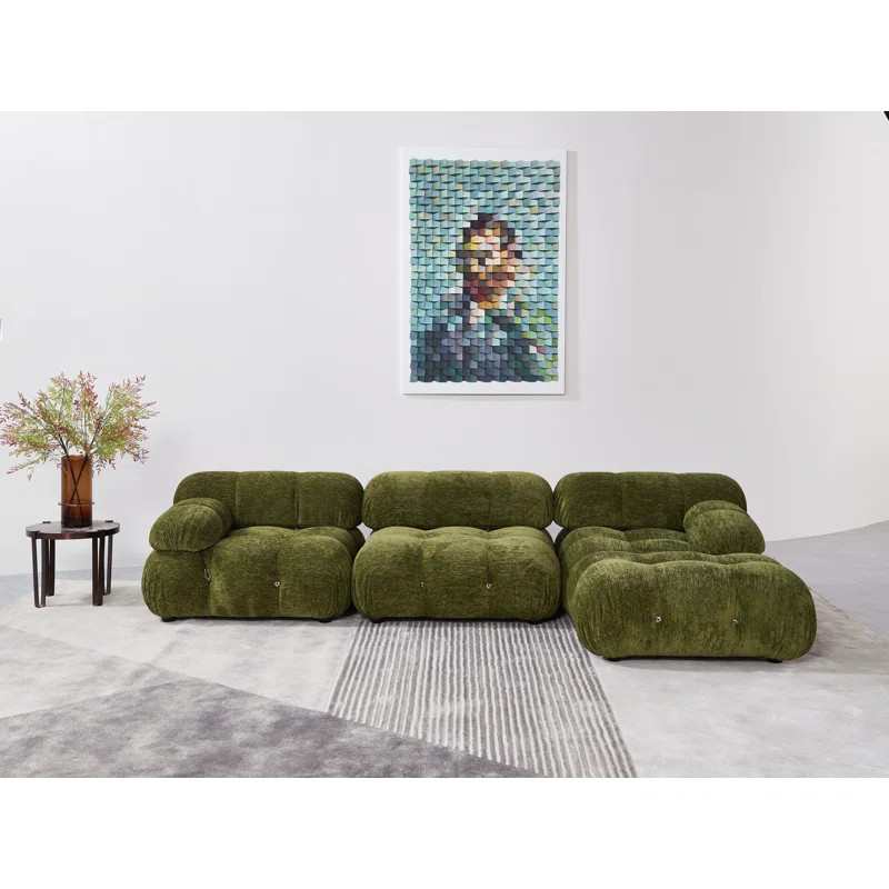 Daimion 4 - Piece Upholstered Sectional | Wayfair North America