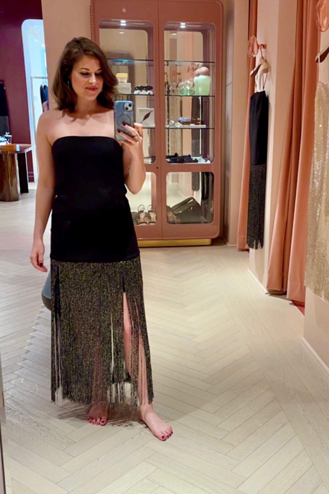 Fall date night outfit? Sparkle and jive in this perfect-for-dancing glittery fringe hemmed black dress! 

#LTKSeasonal #LTKParties #LTKWedding