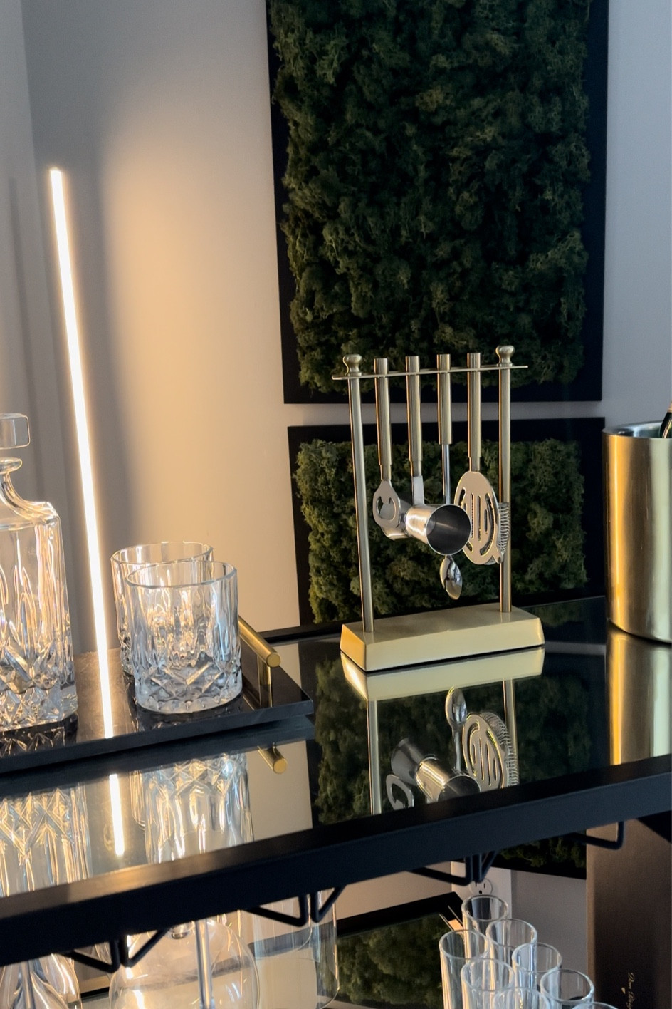 bar cart styling

#LTKstyletip #LTKhome