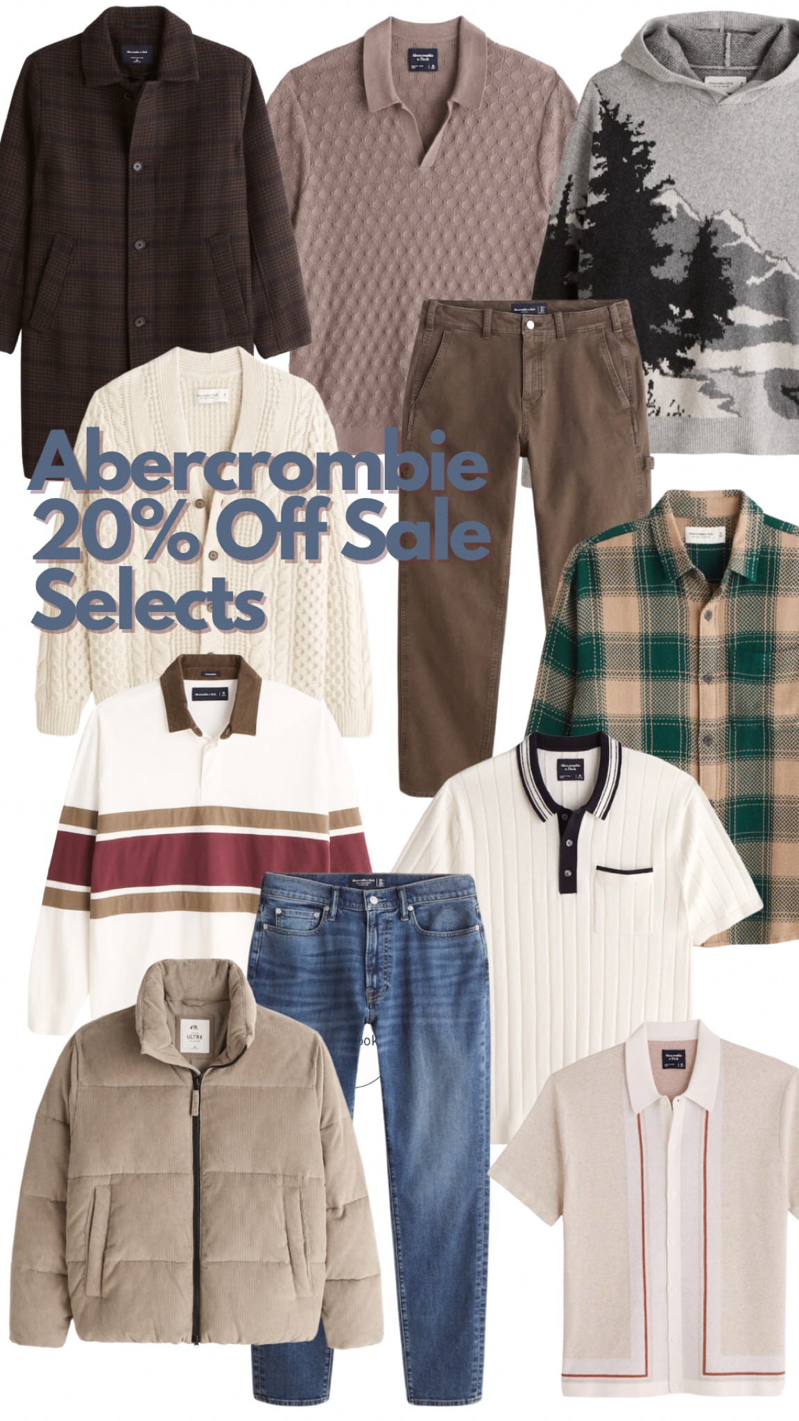 20% off Abercrombie Sale Items in my Cart! 

#LTKunder100 #LTKmens #LTKsalealert