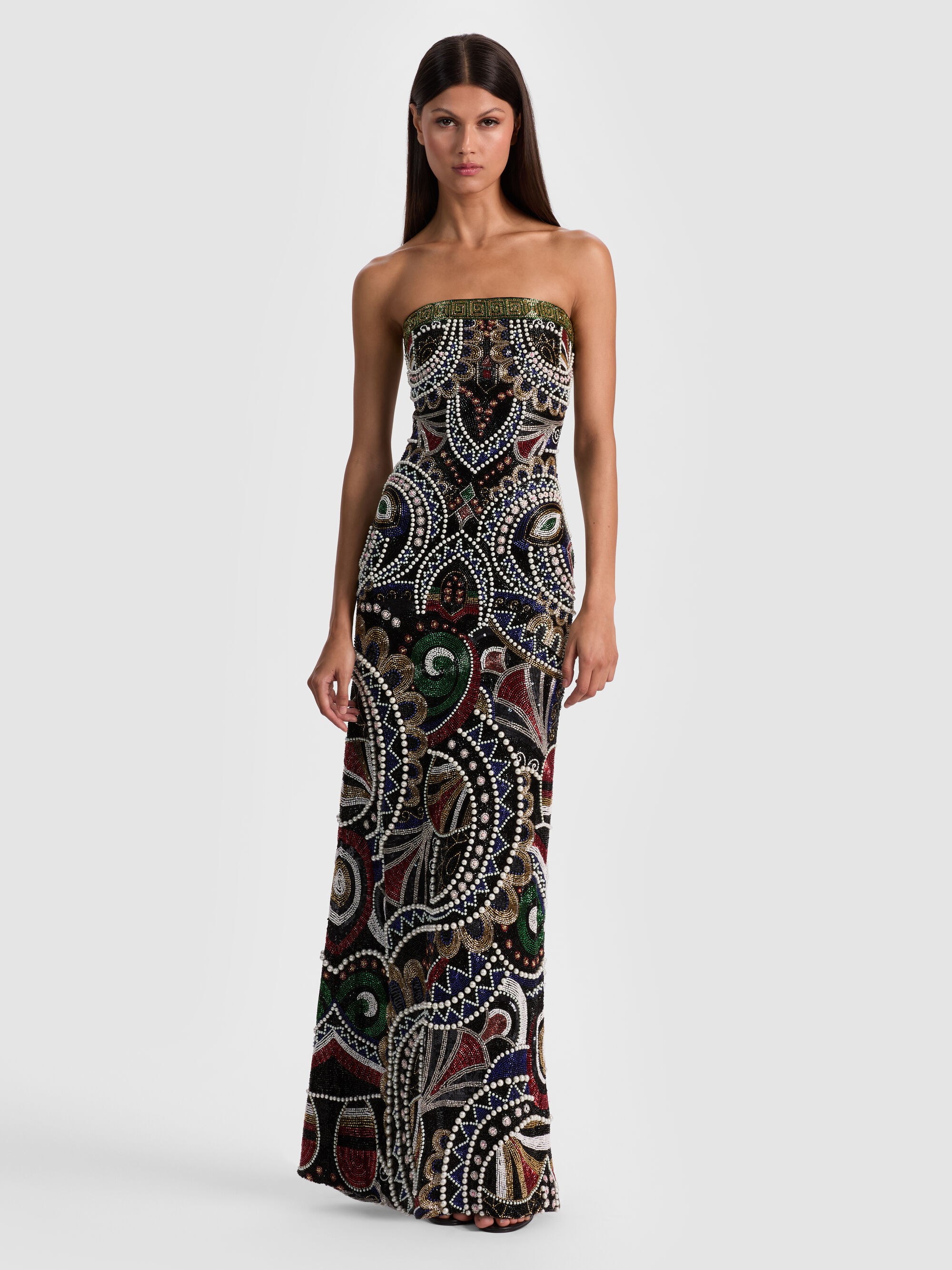 DELORA BEADED GOWN | Alice + Olivia