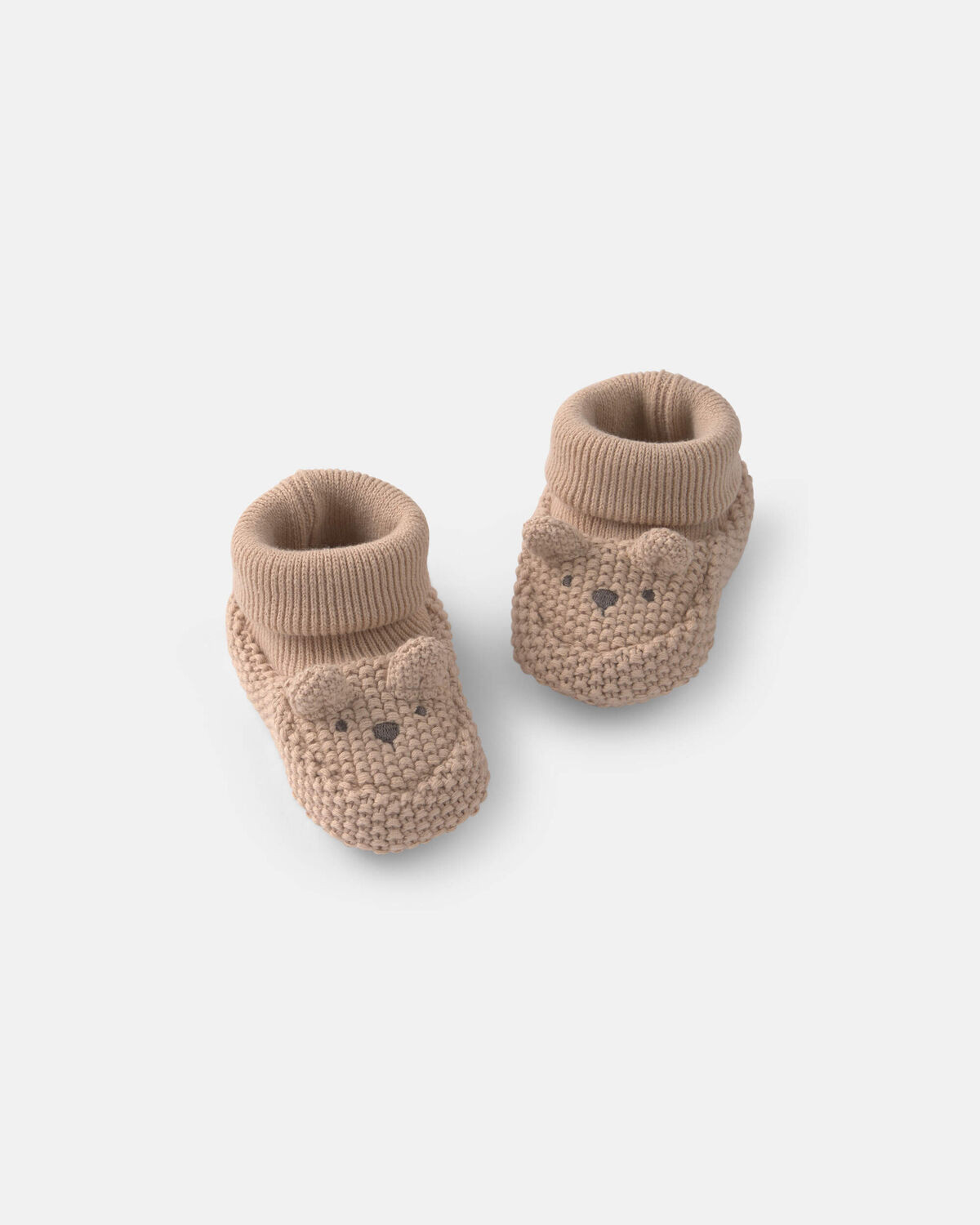 Baby Bear Baby Booties - Brown | Carter's | Carter's Inc