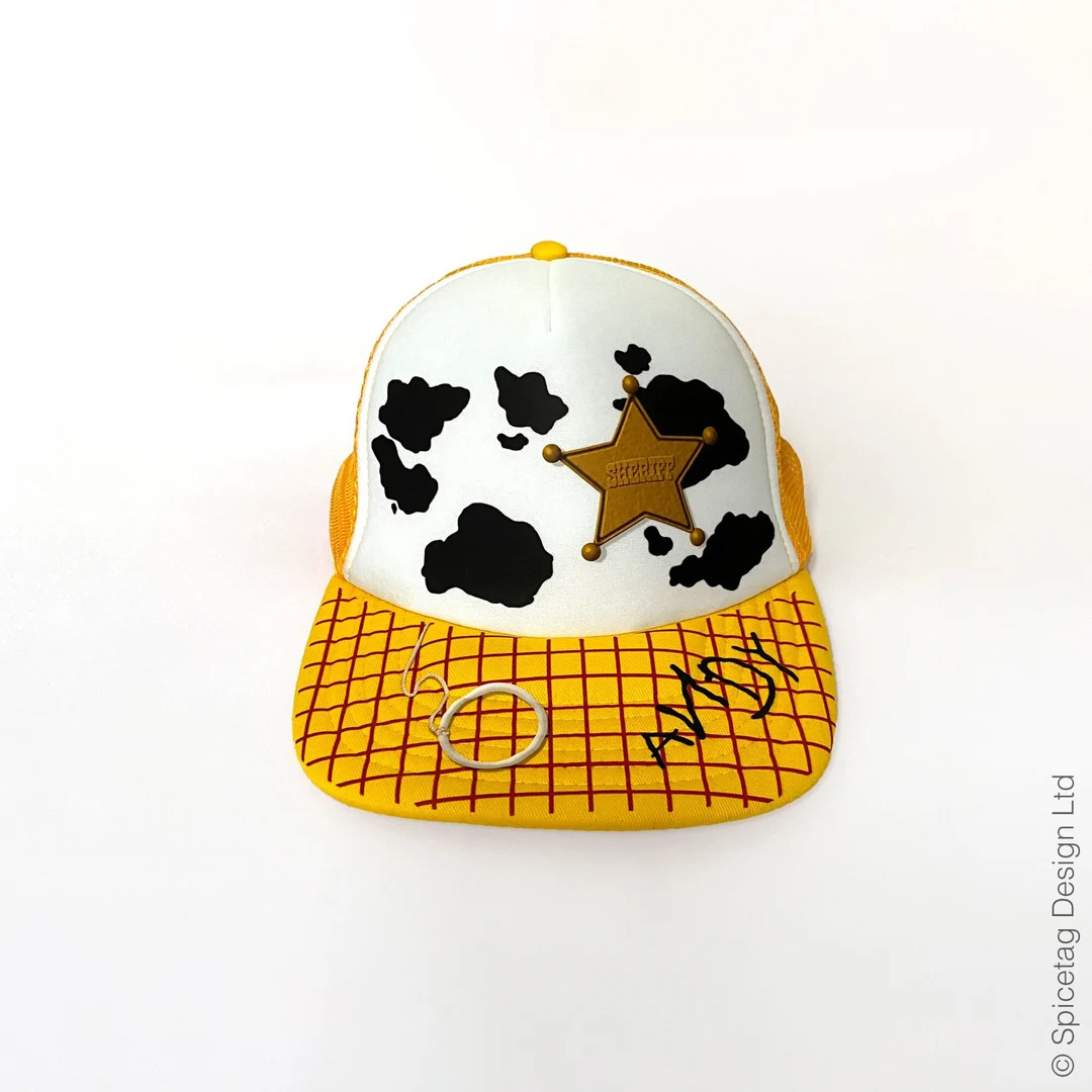 Retro Cartoon Cowboy Trucker Cap: Costume Snapback Hat - Etsy | Etsy (US)