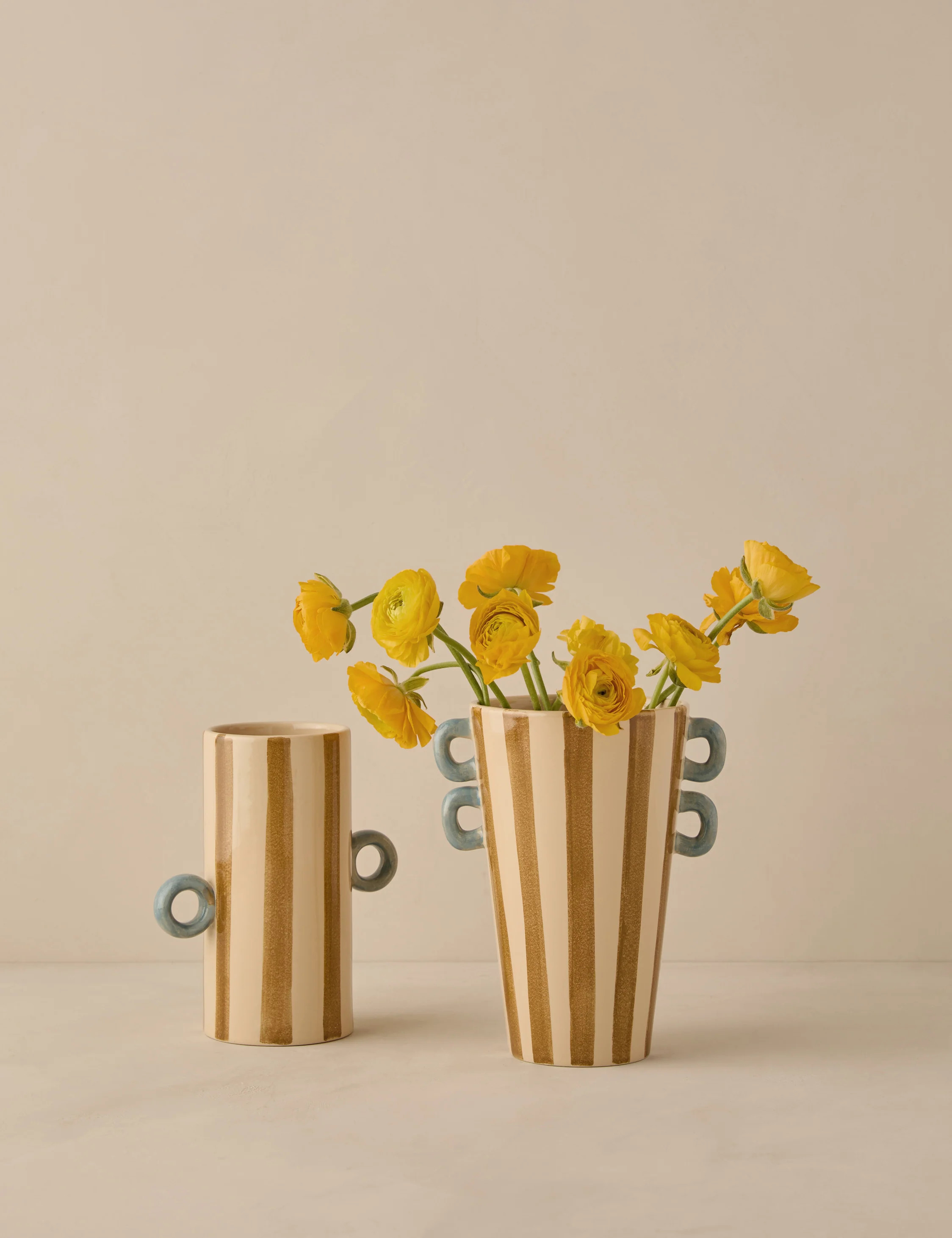 Bibbs Hand-Painted Vase | Lulu and Georgia 