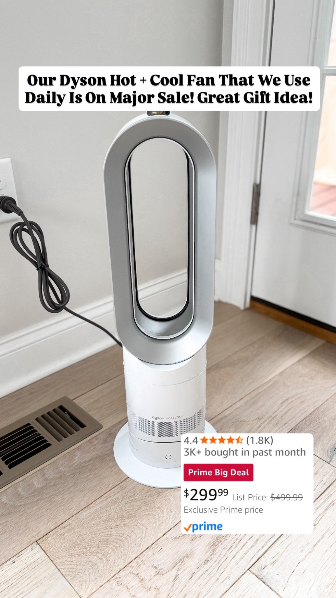Dyson hot and cool fan that we use daily in our bedroom is on major sale! Great gift idea for the holidays! 

#LTKSaleAlert #LTKFamily #LTKHome