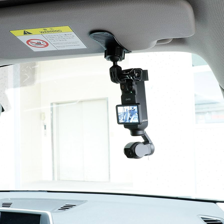 PellKing Car Visor Camera Mount for DJI Osmo Pocket 3-360° Adjustable Dashboard Vlog Kit, Perfec... | Amazon (US)