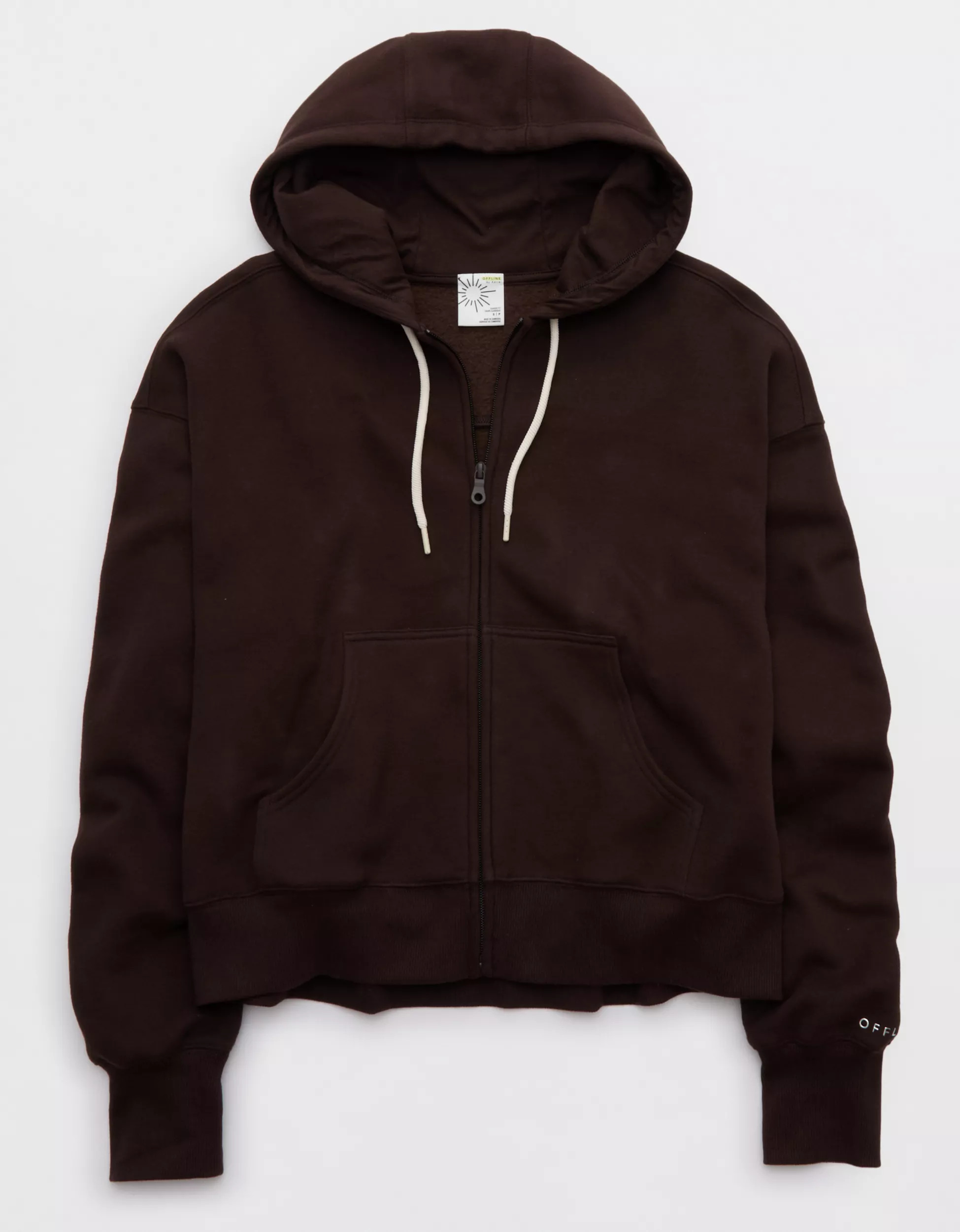 OFFLINE By Aerie Cloud Fleece Classic Full Zip Sweatshirt | Aerie