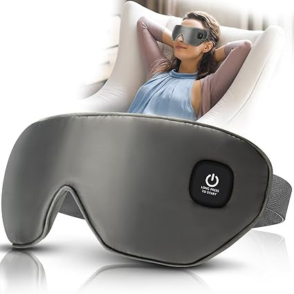 Silk Cordless Heated Eye Mask, Washable Dry Eye Mask Warm Eye Compress Mask with Flaxseed, USB El... | Amazon (US)