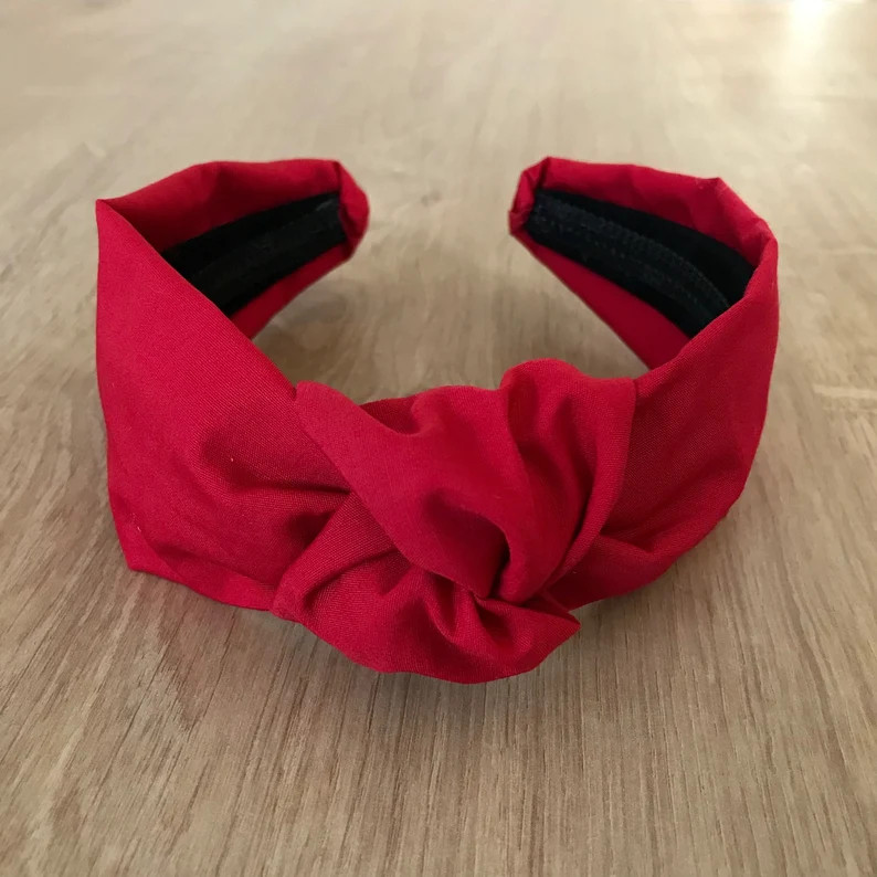 Red Knotted Headband | Valentines | Love - Etsy UK | Etsy (Global)