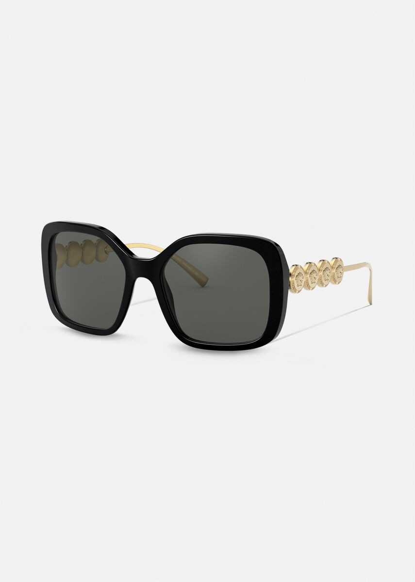 Versace Signature Medusa Square Sunglasses for Women | US Online Store | Versace (US)