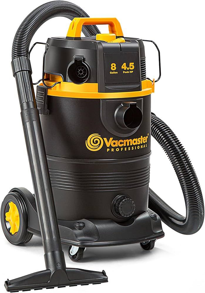 Vacmaster Professional VDK811PW 0201 8 Gallon 4.5 Peak HP Wet/Dry Vac with Self-Cleaning Filter S... | Amazon (US)