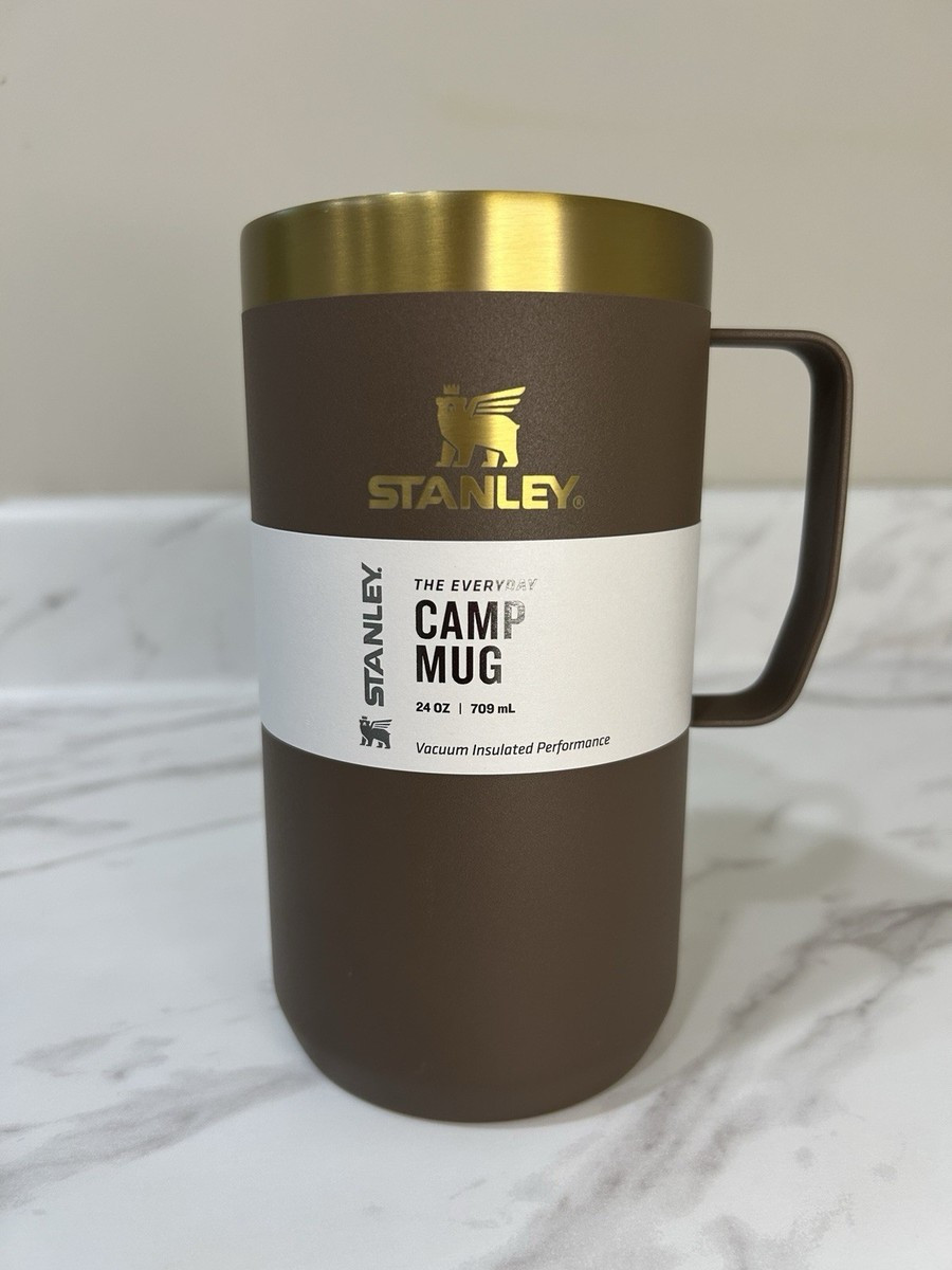 STANLEY Stay-Hot Camp Mug  24 OZ Espresso Gold | eBay US