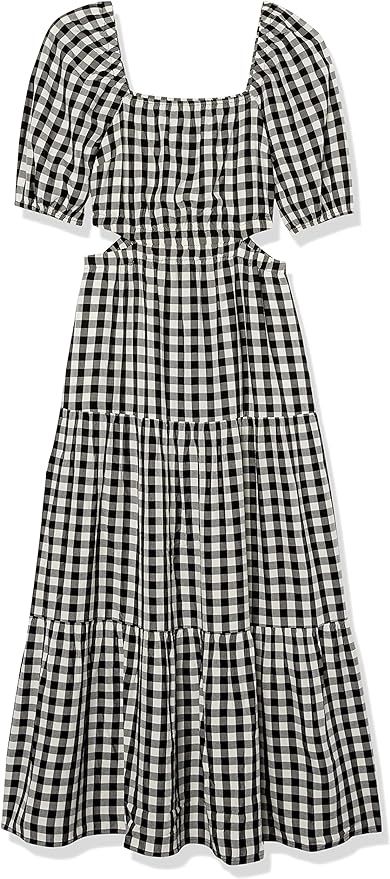 The Drop Women's Anaya Square-Neck Cutout Tiered Maxi Dress | Amazon (US)