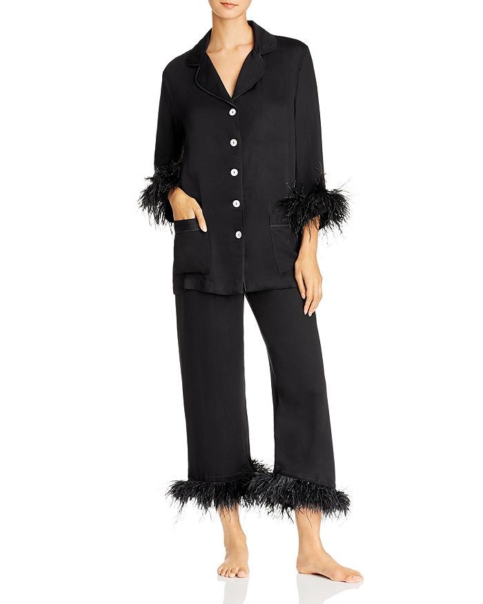 Sleeper Feather Trim Pajama Set - 100% Exclusive Women - Bloomingdale's | Bloomingdale's (US)