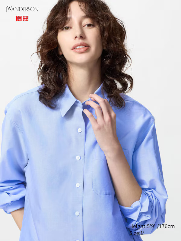 Oxford Boxy Shirt | UNIQLO (UK)