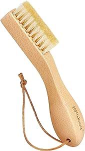 BFWood Laundry Stain Brush, Natural Soft Boar Bristle for Scrubbing Out Tough Stains on Delicate ... | Amazon (US)