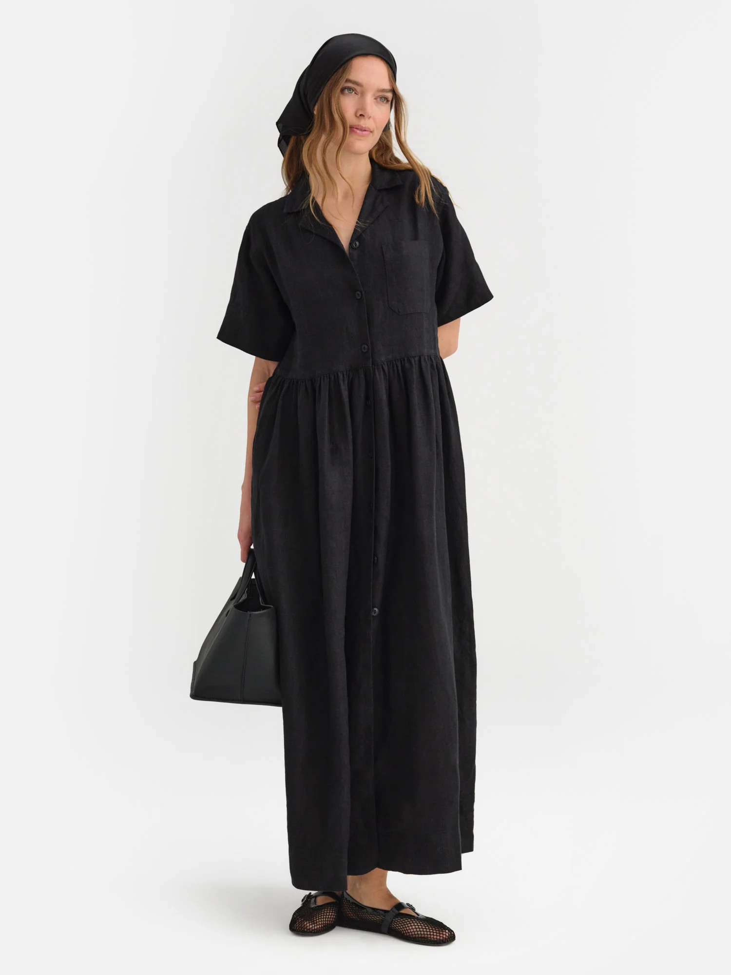 Organic Linen Shirt Dress | MATE The Label