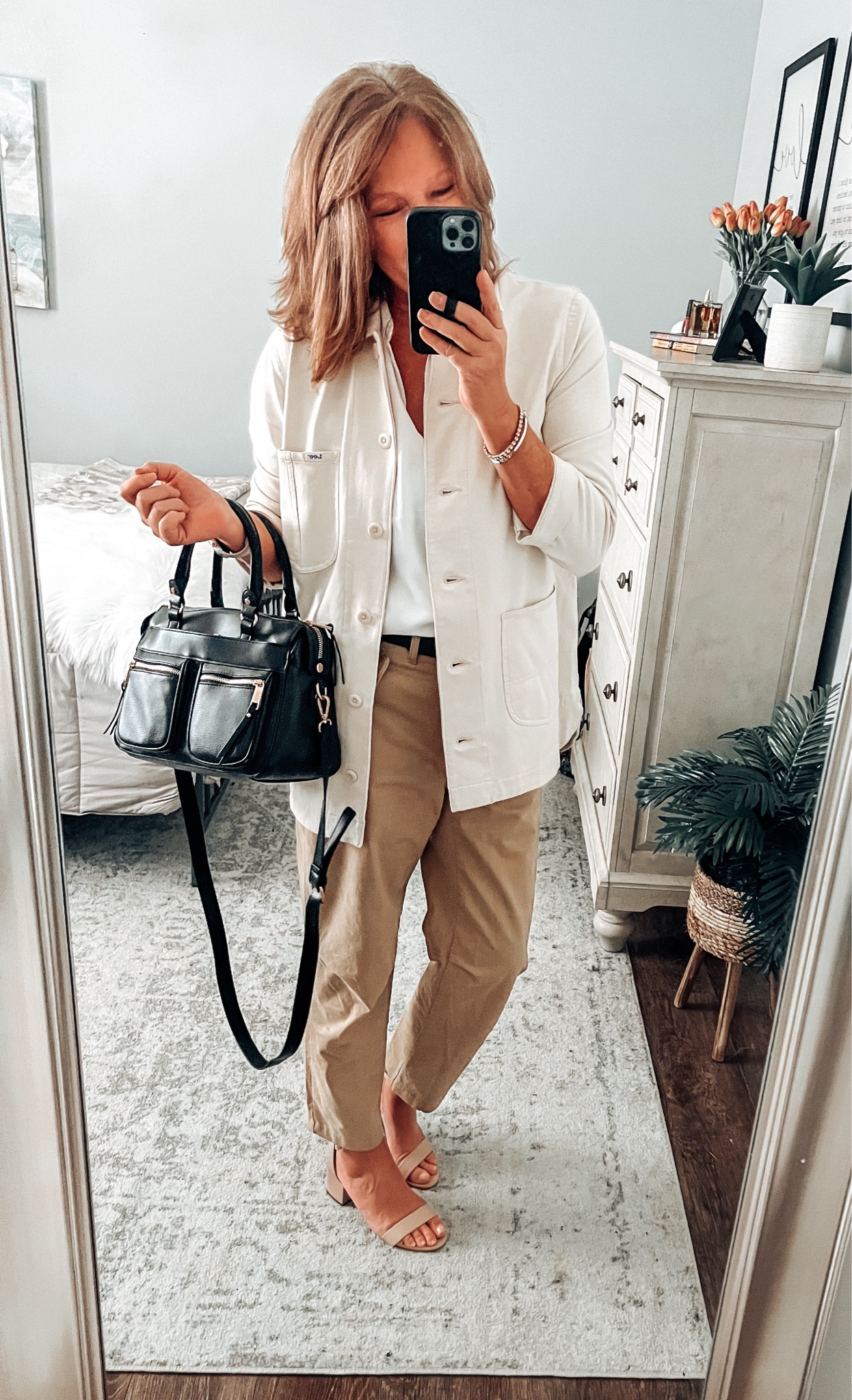 Check out these girlfriend twills from Banana Republic Factory, they are 70% off, fit tts, and come in more colors. My new fave layering piece is this Lee knit jacket (more colors), fits tts, styled with Time and Tru button down and Best Seller handbag! 

#LTKFallSale #LTKFindsUnder50 #LTKWorkwear