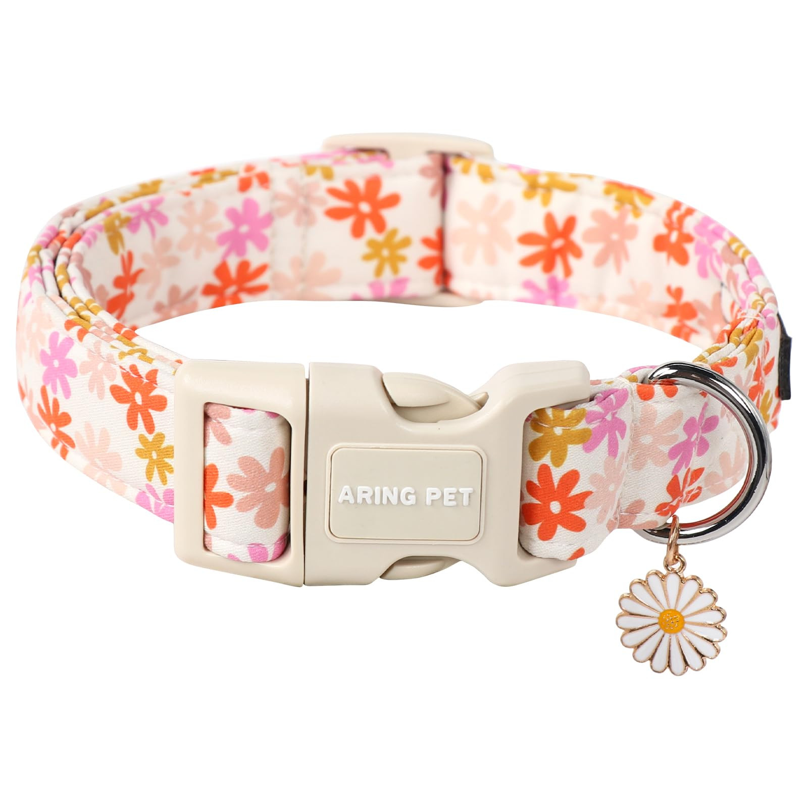 ARING PET Summer Dog Collar-Cute Dog Collar for Small Dogs, Adjustable Cotton Sunflower Pet Colla... | Amazon (US)