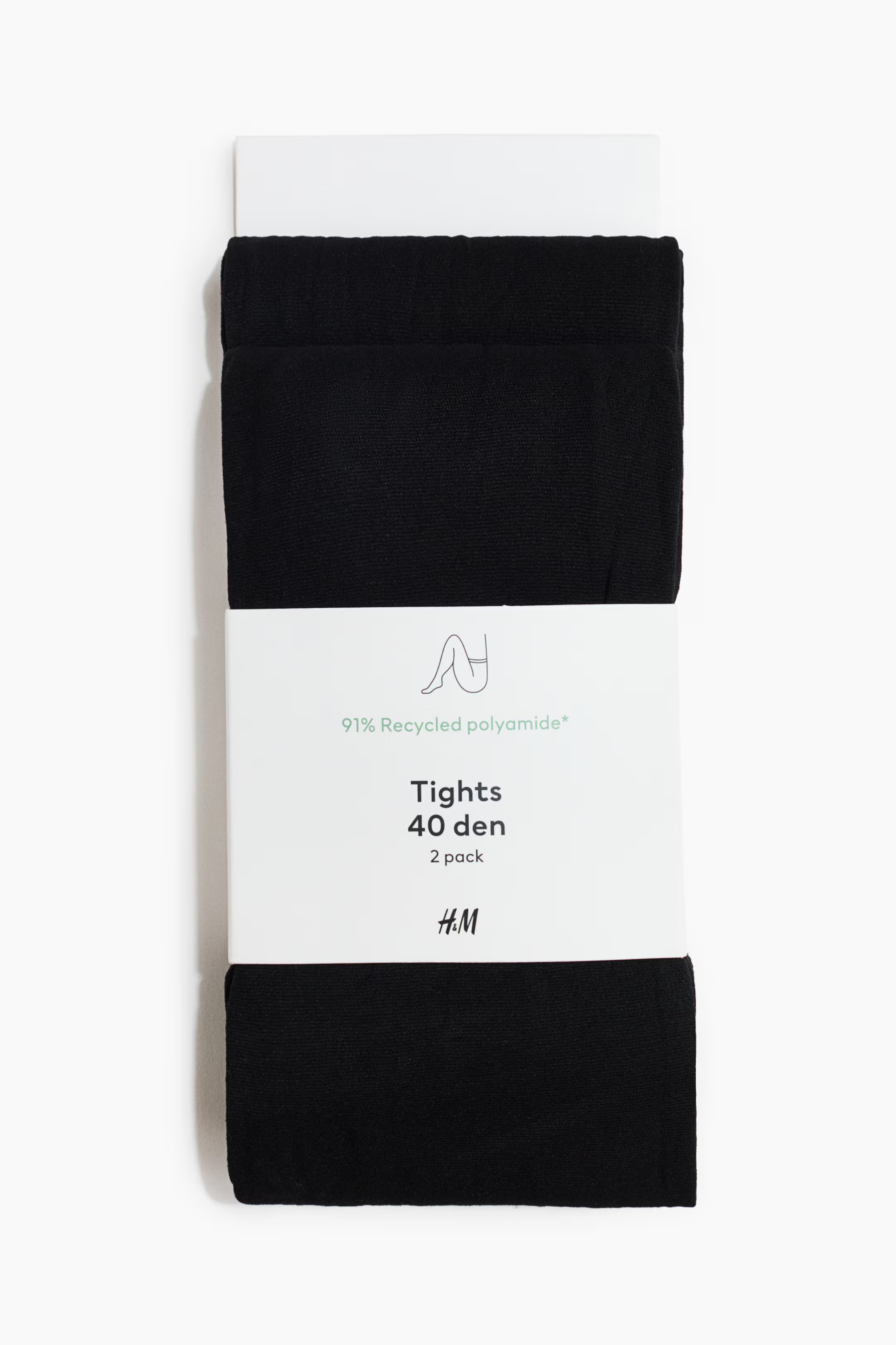 2-Pack 40 Denier Tights | H&M (US + CA)