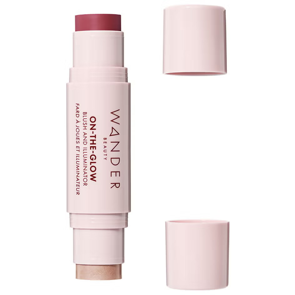 Wander Beauty On-the-Glow Blush and Illuminator - Strawberry Fields-Nude Glow | Dermstore (US)