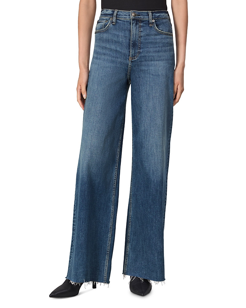 rag & bone Flexi Sofie High Rise Wide Leg Jeans in Willow | Bloomingdale's (US)